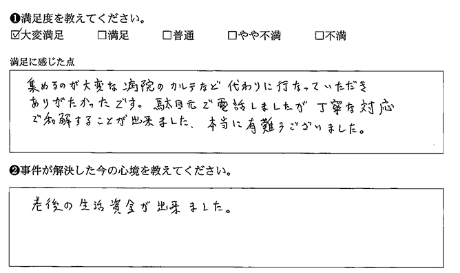 駄目元で電話しましたが和解することができました